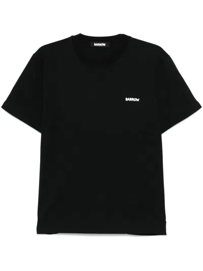 Barrow Cotton Jersey T-shirt In Black  