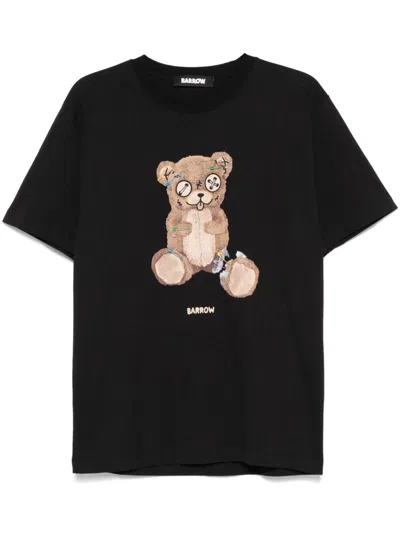 Barrow Cotton Jersey T-shirt In Black  