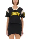 Barrow Graphic Print Cotton Jersey T-shirt In Black