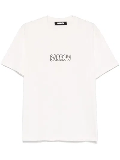 Barrow Cotton Jersey T-shirt In White