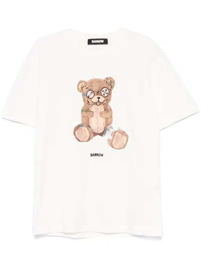 Barrow Cotton Jersey T-shirt In White