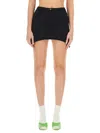 Barrow Mini Skirt In Cotton In Black