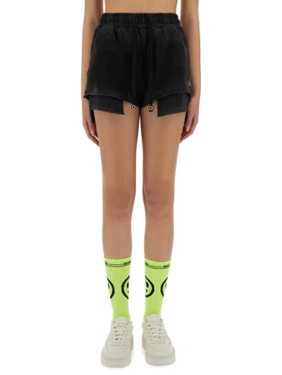 Barrow Cotton Shorts In Black
