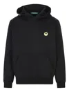 Barrow Knitwear Hoodie Kangaroo Pocket In Black
