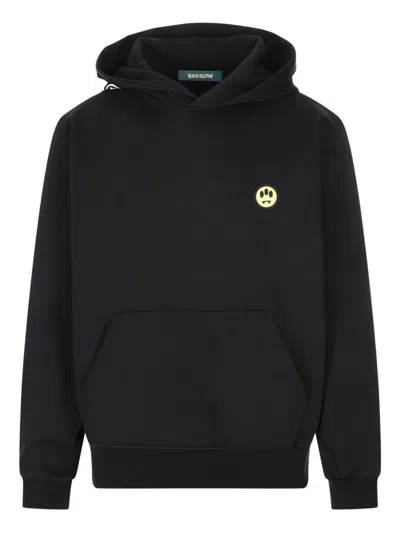 Barrow Cotton Sweatshirt In Black