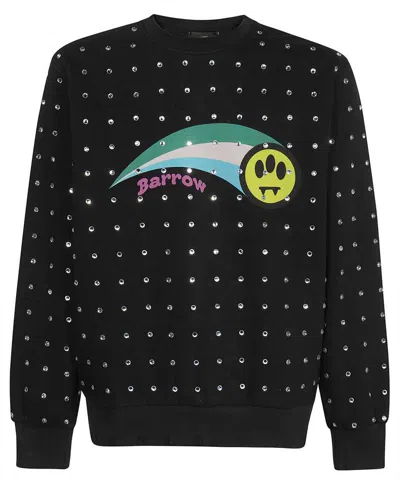 Barrow Cotton Sweatshirt In Black