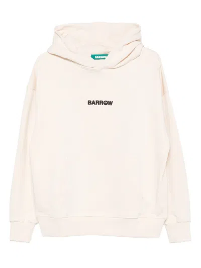 Barrow Cotton Sweatshirt In Neutral