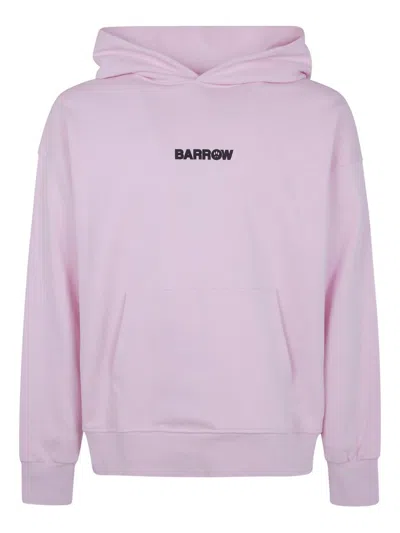 Barrow Cotton Sweatshirt In Pink