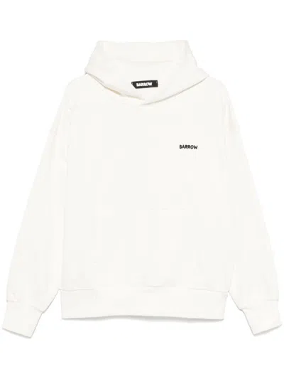 Barrow Cotton Sweatshirt In White