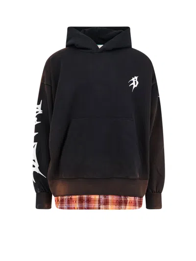 Barrow Cotton Sweatshirt With Logo On The Front In Black