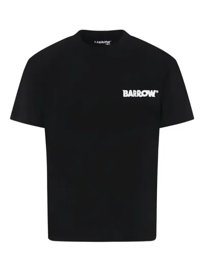 Barrow Cotton T-shirt In Black