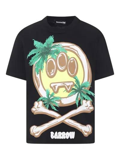 Barrow Cotton T-shirt In Black