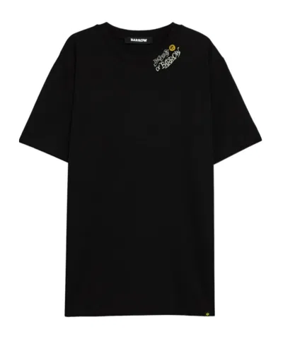 Barrow Cotton T-shirt In Black