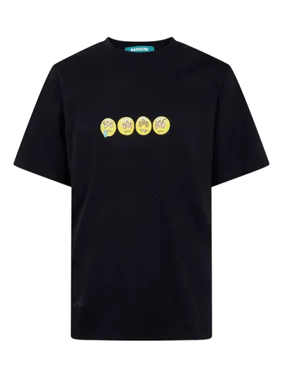 Barrow Cotton T-shirt In Black