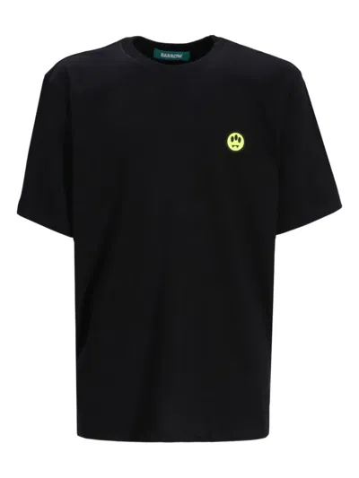 Barrow Cotton T-shirt In Black