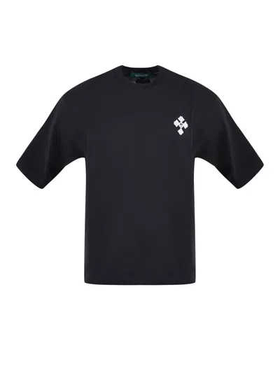 Barrow Cotton T-shirt In Black
