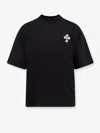 Barrow Crew Neck Graphic Print T-shirt In Gray