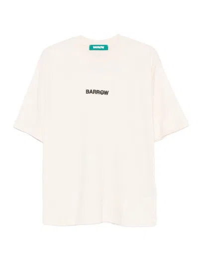 Barrow Cotton T-shirt In Neutral