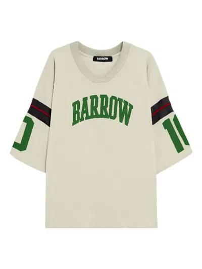 Barrow Cotton T-shirt In Neutrals