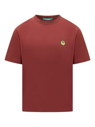 Barrow Cotton T-shirt In Red