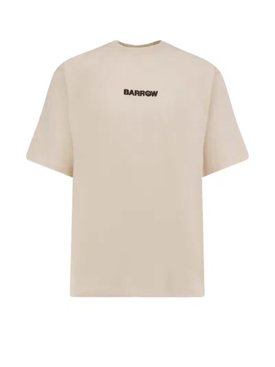 Barrow Cotton T-shirt In Neutral
