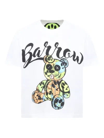 Barrow Kids' Cotton T-shirt In White