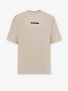 Barrow Graphic Back Print Crew-neck T-shirt In Neutral