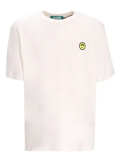 Barrow Logo-print Cotton T-shirt In White