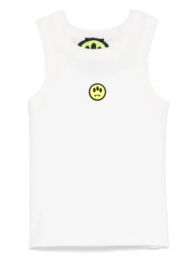 Barrow Kids' Cotton Tank Top In White