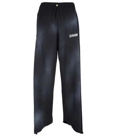 Barrow Cotton Track-pants In Black