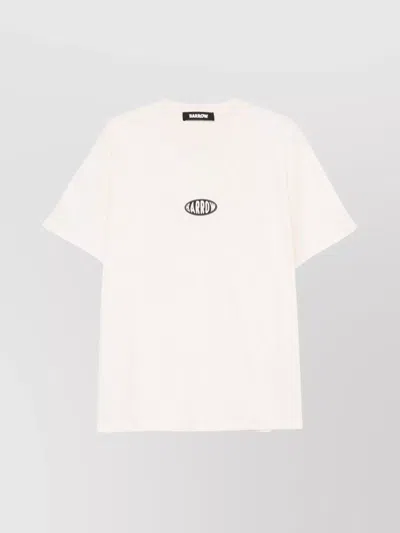 Barrow Crew-neck Graphic Print T-shirt In White