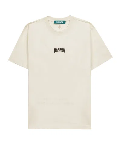 Barrow Crew Neck Logo T-shirt In Red