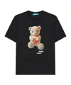 Barrow Crew Neck Printed T-shirt In Black
