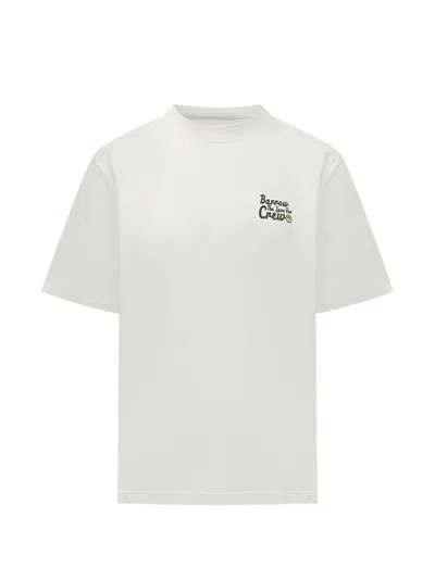 Barrow Crew-neck Printed T-shirt In Neutral
