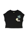Barrow Cropped T-shirt In Black