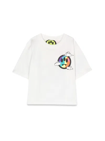 Barrow Kids' Cropped T-shirt In Ivory