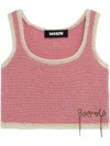 Barrow Cropped Top In Pink