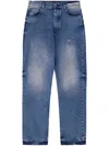 Barrow Tapered Jeans In Blue