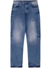 Barrow Tapered Jeans In Blue