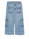 Barrow Denim Skirt In Blue