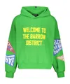 Barrow Man Sweatshirt Green Size M Cotton In Green