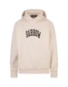 Barrow Logo Printed Sweatshirt Hoodie In Turtledove