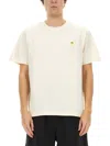 Barrow Dpp T-shirt With Print In Bianco