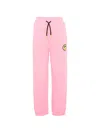 Barrow Drawstring Graphic Trousers In Pink