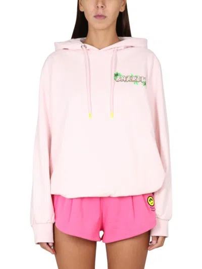 Barrow Drawstring Hooded Sweatshirt With Logo In Multi