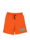 Barrow Drawstring Shorts In Orange