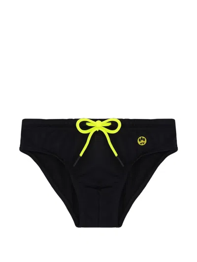 Barrow Kids' Drawstring Swim Slip In Black