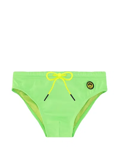 Barrow Kids' Drawstring Swim Slip In Green