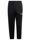 Barrow Rubberised-logo Track Pants In Black