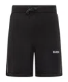 Barrow Elastic Waist Shorts In Black